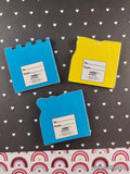 Vintage 1996 Fairy Tale Goodtimes Super Miniature Teeny Tiny Tale Board Book Hardcovers Set/3