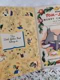Vintage 1954 1st Printing Tom & Jerry's Merry Christmas Little Golden Book Hardcover