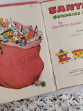 Vintage 1966 Santa's Surprise Book Whitman BIG Tell-a-Tale Hardcover