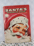Vintage 1966 Santa's Surprise Book Whitman BIG Tell-a-Tale Hardcover