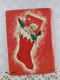 Vintage 1966 Santa's Surprise Book Whitman BIG Tell-a-Tale Hardcover