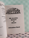 Vintage 2006 Invisible Iguanas of Illinois #6 American Chillers Softcover, Like New *Signed*