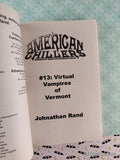 Vintage 2006 Virtual Vampires of Vermont #13 American Chillers Softcover, Like New *Signed*