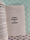Vintage 2006 Virtual Vampires of Vermont #13 American Chillers Softcover, Like New *Signed*