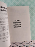 Vintage 2004 Alien Androids Assault Arizona #16 American Chillers Softcover, Like New *Signed*