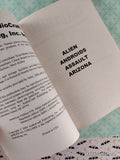 Vintage 2004 Alien Androids Assault Arizona #16 American Chillers Softcover, Like New *Signed*
