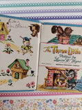 Vintage 1953 The Three Little Pigs Whitman Tell-a-Tale Miniature Hardcover