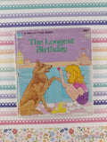 Vintage 1975 The Longest Birthday Whitman Tell-a-Tale Miniature Hardcover *Misprint*