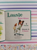 Vintage 1960 Lassie Finds a Friend Whitman Tell-a-Tale Miniature Hardcover