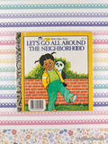 Vintage 1991 Let's Go All Around the Neighborhood First Little Golden Book Miniature Hardcover
