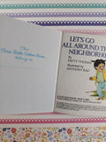 Vintage 1991 Let's Go All Around the Neighborhood First Little Golden Book Miniature Hardcover