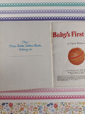 Vintage 1959 Baby's First Book First Little Golden Book Miniature Hardcover
