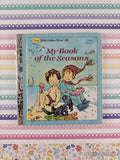 Vintage 1982 My Book of the Seasons First Little Golden Book Miniature Hardcover