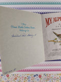 Vintage 1981 1st Printing My Alphabet First Little Golden Book Miniature Hardcover