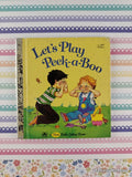 Vintage 1981 Let's Play Peek-a-Boo First Little Golden Book Miniature Hardcover