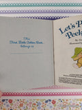 Vintage 1981 Let's Play Peek-a-Boo First Little Golden Book Miniature Hardcover