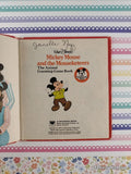 Vintage 1977 Disney's Mickey Mouse & the Mousketeers: The Animal Guessing-Game Book Whitman Tell-a-Tale Miniature Hardcover