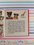 Vintage 1977 Disney's Mickey Mouse & the Mousketeers: The Animal Guessing-Game Book Whitman Tell-a-Tale Miniature Hardcover
