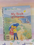 Vintage 1985 My Book of Poems Little Golden Book Hardcover