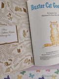 Vintage 1989 Buster Cat Goes Out Little Golden Book Hardcover
