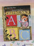 Vintage 2007 Richard Scarry's Chipmunk's ABC Little Golden Book Classic Hardcover