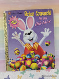Vintage 2000 1st Edition Peter Cottontail is On His Way Little Golden Book Hardcover