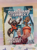2017 Marvel's Guardians of the Galaxy: Rocket to the Rescue! Little Golden Book Hardcover, Like New