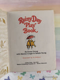 Vintage 1981 1st Printing Rainy Day Play Book Little Golden Book Hardcover