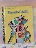 Vintage 1991 Bunnies' ABC Little Golden Book Hardcover