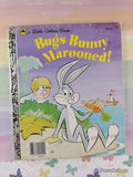 Vintage 1985 Bugs Bunny: Marooned! Little Golden Book Hardcover