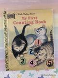 Vintage 2000 My First Counting Book Little Golden Book Hardcover, Like New
