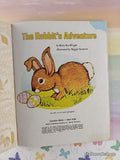 Vintage 1977 The Rabbit's Adventure Little Golden Book Hardcover