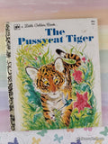 Vintage 1977 4th Printing The Pussycat Tiger Little Golden Book Hardcover