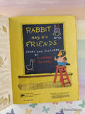 Vintage 1980 8th Printing Rabbit & His Friends Little Golden Book Hardcover
