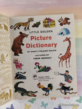 Vintage 1973 27th Printing Little Golden Picture Dictionary Hardcover