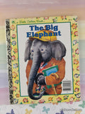 Vintage The Big Elephant Little Golden Book Hardcover