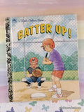 Vintage 1993 Batter Up! Little Golden Book Hardcover