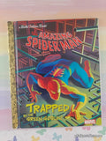 2013 Marvel's The Amazing Spider-Man: Trapped by the Green Goblin Little Golden Book Hardcover