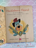 Vintage 1959 1st Printing Huckleberry Hound Builds a House Little Golden Book Hardcover