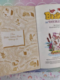 Vintage 1984 1st Printing The Biskitts in Double Trouble Little Golden Book Hardcover