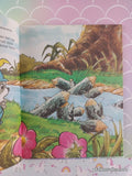 Vintage 1984 1st Printing The Biskitts in Double Trouble Little Golden Book Hardcover