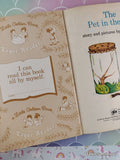 Vintage 1974 The Pet in the Jar Little Golden Book Eager Reader Hardcover