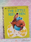 Vintage 1973 1st Printing The Little Red Hen Little Golden Book Hardcover