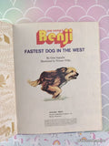 Vintage 1978 Joe Camp's Benji: Fastest Dog in the West Little Golden Book Hardcover