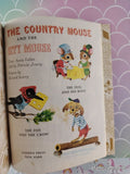 Vintage The Country Mouse & the City Mouse Little Golden Book Hardcover