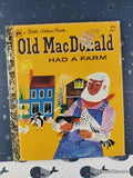 Vintage 1979 14th Printing Old MacDonald Had a Farm Little Golden Book Hardcover