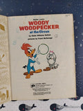 Vintage 1980 3rd Printing Woody Woodpecker at the Circus Little Golden Book Hardcover