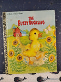 Vintage 1977 The Fuzzy Duckling Little Golden Book Hardcover