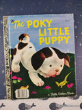 Vintage 1991 The Poky Little Puppy Little Golden Book Hardcover