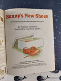 Vintage 1987 1st Printing Bunny's New Shoes Little Golden Book Hardcover, Like New